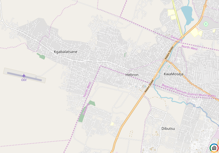 Map location of Ga-Rankuwa View